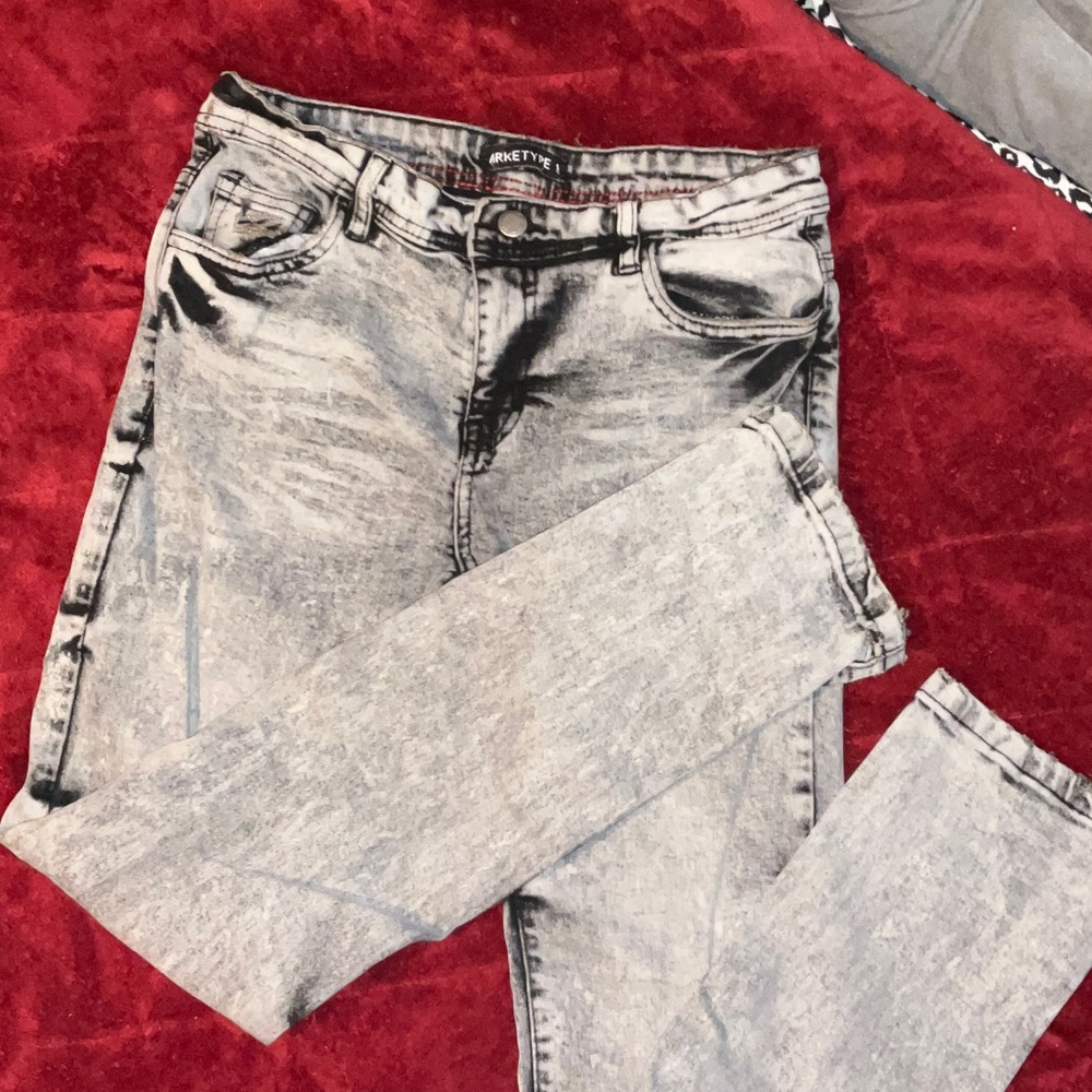 Dexter Light Gray Boy's Skinny Jeans